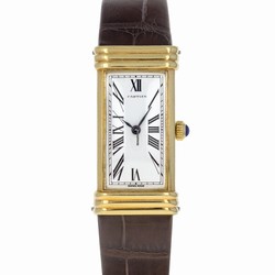 Cartier Tank Mens watch Unisex Manual winding Yellow gold 864