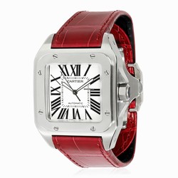 Cartier Santos 100 Mens watch Unisex Automatic Steel 100 W20073X8