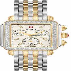 Michele Deco Womens watch Quartz Yellow gold MWW06A000776