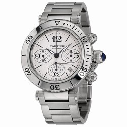 Cartier Pasha Seatimer Mens watch Unisex Automatic Steel W31089M7