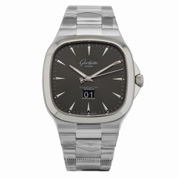 Glashtte Original Seventies Panorama Date Mens watch Unisex Automatic Steel 2-39-47-12-12-14 or 39-47-12-12-14