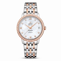 Omega De Ville Prestige Womens watch Automatic Gold Steel 424.25.33.20.55.002