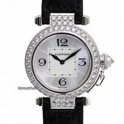 Cartier Pasha Womens watch Quartz White gold WJ11922G
