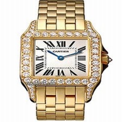 Cartier Santos Demoiselle Womens watch Quartz Yellow gold WF9002Y7