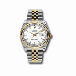 Rolex Datejust 36 Gold Steel Automatic 116233 ssj