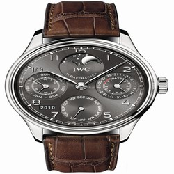 IWC Portuguese Perpetual Calendar Mens watch Unisex Automatic White gold IW502307