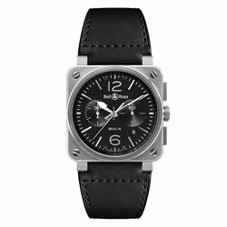 Bell & Ross BR 03-94 Chronographe Mens watch Unisex Automatic Steel BR0394-BL-SI SCA