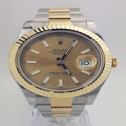 Rolex Datejust II Mens watch Unisex Gold Steel Automatic 116333 chio