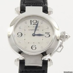 Cartier Pasha Mens watch Unisex Quartz White gold WJ11902G