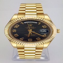 Rolex Day-Date II Mens watch Unisex Yellow gold Automatic 218238 bkwap