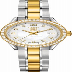 TAG Heuer Carrera Lady Womens watch Quartz Gold Steel WV1451.BD0797