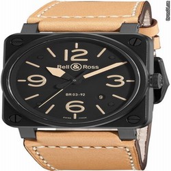 Bell & Ross BR 03 Mens watch Unisex Automatic Steel BR03-92HERITAGE