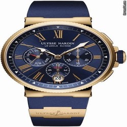 Ulysse Nardin Marine Chronograph Mens watch Unisex Automatic Rose gold 1532-150-3-43