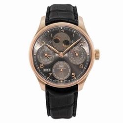 IWC Portuguese Perpetual Calendar Mens watch Unisex Automatic Rose gold IW503404