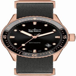 Blancpain Fifty Fathoms Bathyscaphe Mens watch Unisex Automatic Rose gold 5000-36s30-naba