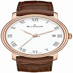 Blancpain Villeret Mens watch Unisex Automatic Rose gold 6630-3631-55b