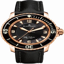 Blancpain Fifty Fathoms Mens watch Unisex Automatic Rose gold 5015-3630-52b