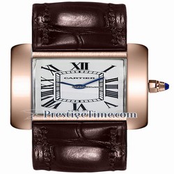 Cartier Tank Americaine Womens watch Quartz Rose gold w2607456