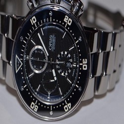 Oris ProDiver Chronograph Mens watch Unisex Automatic Titanium 01 774 7683 7154