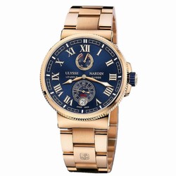 Ulysse Nardin Marine Chronometer Manufacture Mens watch Unisex Automatic Rose gold 1186-126-8M 43