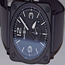 Bell & Ross BR S Mens watch Unisex Quartz Ceramic BRS-BL-CES SSA