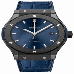 Hublot Classic Fusion Blue Mens watch Unisex Automatic Ceramic 511.cm.7170.lr Ceramic Blue
