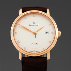 Blancpain Villeret Ultra-Slim Mens watch Unisex Automatic Rose gold 6223-3642-55