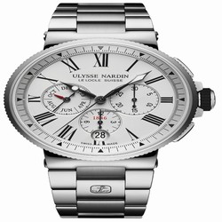 Ulysse Nardin Marine Chronograph Mens watch Unisex Automatic Steel 1533-150-7m 40