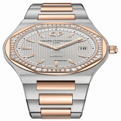 Girard Perregaux Laureato Womens watch Quartz Gold Steel 80189d56a132-56a