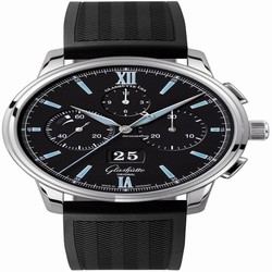 Glashtte Original Senator Chronograph Panorama Date Mens watch Unisex Automatic Steel 1-37-01-03-02-33