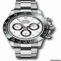 Rolex Daytona Mens watch Unisex Steel Automatic 116500LN White
