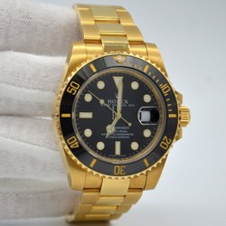 Rolex Submariner Date Mens watch Unisex Yellow gold Automatic 116618