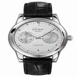 Glashtte Original Senator Hand Date Mens watch Unisex Automatic Steel 1-39-58-02-02-04