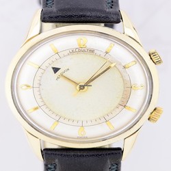 Jaeger-LeCoultre Mens watch Unisex Manual winding Gold Steel Memovox Vintage