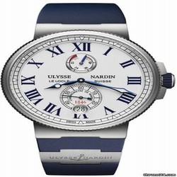 Ulysse Nardin Marine Chronometer Manufacture Mens watch Unisex Automatic Steel 1183-122-3 40