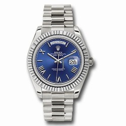 Rolex Day-Date 40 Mens watch Unisex White gold Automatic 228239 BLRP