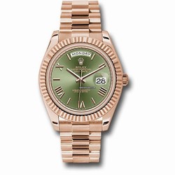 Rolex Day-Date 40 Mens watch Unisex Rose gold Automatic 228235 OGRP