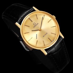 Omega De Ville Mens watch Unisex Manual winding Gold Steel 6332