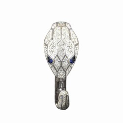 Bulgari Serpenti Womens watch Quartz White gold 102989 SPW36D2WGWGD2.M