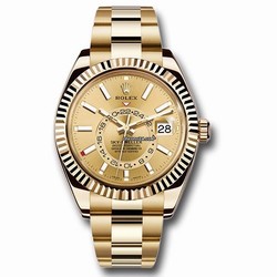 Rolex Sky-Dweller Mens watch Unisex Yellow gold Automatic 326938 CH