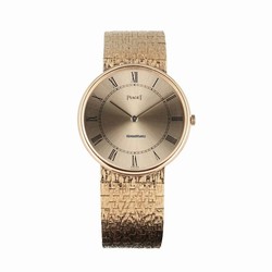 Piaget Altiplano Mens watch Unisex Manual winding Yellow gold 9035 A 68